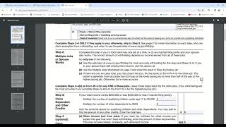 Como llenar la forma W4 con multiples trabajos [upl. by Esilrac]