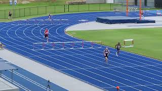 400m Hurdles 5059 Men Final Pan Pacs Masters Games SAF 9 November 2024 [upl. by Benny500]