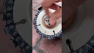 This is a multipurpose angle grinder chain saw blade viralvideo woodworking decoration tools [upl. by Lil]