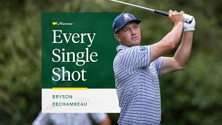 Bryson DeChambeaus First Round  Every Single Shot  The Masters [upl. by Oigufer]