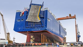 Inside Shipyards Building Massive Car Carrier Ships  Documentary [upl. by Yesnel]