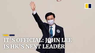 Hong Kong’s Election Committee picks John Lee as city’s next chief executive in oneman race [upl. by Slin]