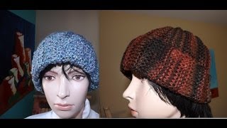 How to Knit Adult Hat or Beanie Ribbed Stich  with Ruby Stedman [upl. by Selrac832]