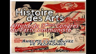 Affiche de propagande du 17ème Congrès du Parti communiste de 1934 [upl. by Faxun]