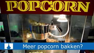 Zelf popcorn maken Handleiding popcorn machine van Partyhome [upl. by Yhtnomit]