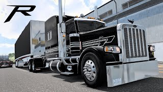 Rollin 389 Mod and Thrustmaster T818  American Truck Simulator [upl. by Nizam]