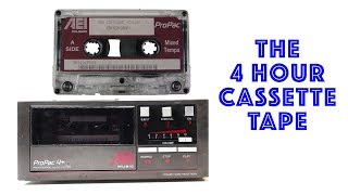 Cassette BGM Systems  how to squeeze 4 hrs of music onto one tape  AEI Propac [upl. by Hepza]