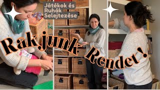 Rend a lelke mindennek Játékok selejtezése rendszerezése [upl. by Kinchen]