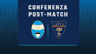 Il post partita di SPAL  Lecce [upl. by Richardson]