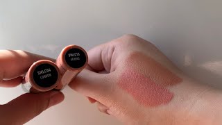 Nyx Soft Matte Lip Cream Swatch  London and Athens [upl. by Martijn698]