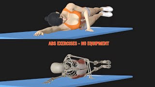 3Minute Workouts  Abdominal Exercises No Equipment At Home [upl. by Adnuahs]