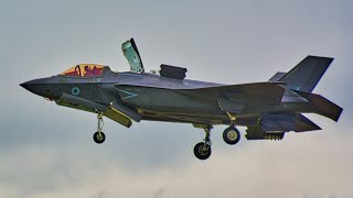 Amazing F35 Lightnings in the Mach Loop They mean business [upl. by Nirred]