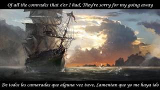 Assassins Creed Black Flag quotParting Glassquot Sub español  Lyrics [upl. by Schoof439]