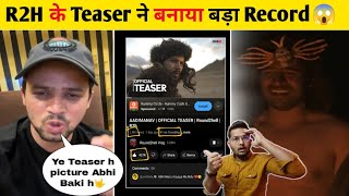 Round2hell AADIMANAV Teaser ने बनाया बड़ा Record R2H New video Teaser Record views likezaynNazim [upl. by Onilegna]