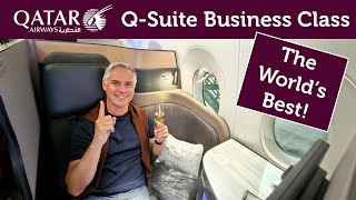 Qatar Business Class Full Review [upl. by Anoniw]