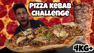 PIZZA KEBAB Challenge 4KG  Italiano Cheat day  MAN VS FOOD ENG SUB [upl. by Eustis62]