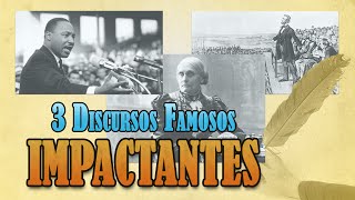 Oratoria Ejemplos 3 Discursos Famosos Impactantes Como Ser Un Buen Orador  Curso de Oratoria 138 [upl. by Lateehs]