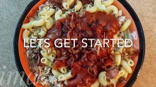 Koshari Egyptian recipe [upl. by Naillimixam]