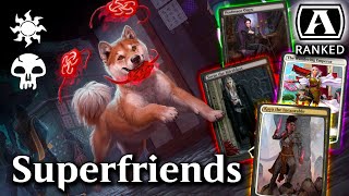 Planeswalker Superfriends  Kamigawa Standard  Mythic Ranked  MTG Arena [upl. by Eldredge]