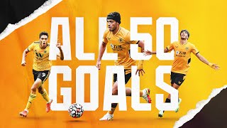 RAUL JIMENEZ 50 GOALS FOR WOLVES  EVERY RJ9 GOAL [upl. by Atoked]