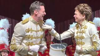 THE MUSIC MAN FINAL PERFORMANCE pt 33 FULL CURTAIN REMARKS by HUGH JACKMAN SUTTON FOSTER 11523 [upl. by Ddej]