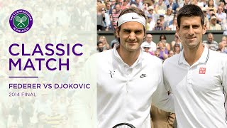 Roger Federer vs Novak Djokovic  2014 Wimbledon Final Replayed [upl. by Anerev]