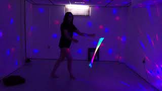 96 LED Atomic Evoke Astral Wand Practice [upl. by Beatrice734]