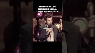 Harry Styles THANKING Liam Louis Niall amp Zayn for WINNING THE BRIT AWARD [upl. by Adli908]