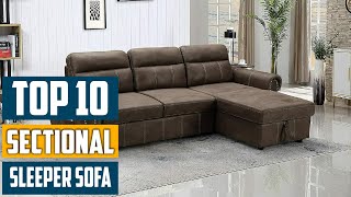 Top 10 Best Sectional Sleeper Sofas in 2024  The Ultimate Countdown Reviews amp Best Picks [upl. by Hanae49]