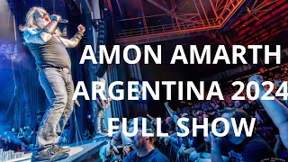 AMON AMARTH  ARGENTINA 2024  FULL SHOW  KNOTFEST [upl. by Bing]