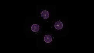 HOLOGRAMA3DFUEGOS ARTIFICIALES PARA IPHONES AND SMARTS [upl. by Gregoor]