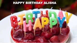 Alisha Birthday song  Cakes  Happy Birthday ALISHA [upl. by Behah]