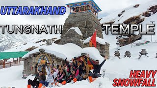 Tungnath Temple Uttarakhand  Worlds Highest Shiva Temple  Chopta Tungnath Trek  Winter Trek 2024 [upl. by Nolyarb144]