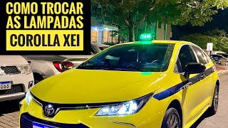 🔴 Como trocar lampadas internas e luz de placa do Corolla XEI [upl. by Peregrine550]