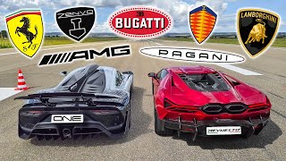 HYPERCAR DRAG RACE SHOWDOWN The Worlds Most Expensive Cars [upl. by Aseela939]