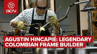 Inside The Workshop Of A Legendary Bike Frame Builder  GCN Meets Agustin Hincapié [upl. by Aicelef973]