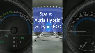 TOYOTA AURIS HYBRID w trybie ECO na krótkim dystansie w mieście 😱 toyota eco hybrid auris [upl. by Meng]