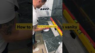 How to install bathroom vanity bathroom shorts youtubeshorts trending tiktok [upl. by Anirehtak242]