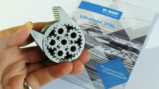 Ultrafuse 316L Stainless steel single print planetary clamp [upl. by Anaitsirc]