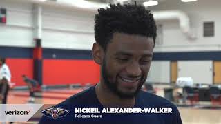 Nickeil AlexanderWalker PostPractice Interview  101921 [upl. by Herm40]