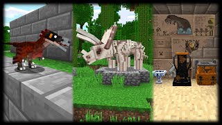 Fossils and Archeology Revival Minecraft Mod Showcase  1122 [upl. by Renie]