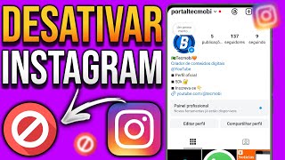 COMO DESATIVAR CONTA DO INSTAGRAM 2024 [upl. by Rodrich]