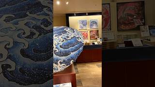 Hokusai museum japan nagano travel musuem artmuseum indiansinjapan waves festival drawing [upl. by Wallache]