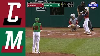 Canada vs Mexico  LLWS Winners Bracket  2022 Little League World Series Highlights [upl. by Tenom]