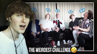 THE WEIRDEST CHALLENGE Why Dont We Play The Water Gargling Challenge  ReactionReview [upl. by Arihsan601]