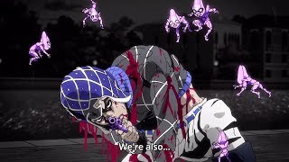 ジョジョ Mista And Giorno vs Ghiaccio 『FINAL』 [upl. by Wallraff]