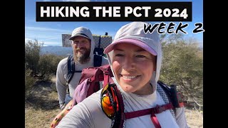 Hiking the Pacific Crest Trail PCT in 2024 Week 2 March 10th 2024 to March 16th 2024 [upl. by Elysha]