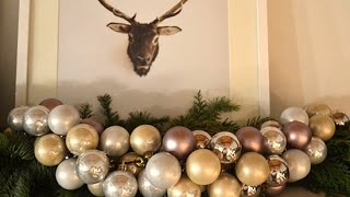 How to Make You Own Christmas Ornament Garland [upl. by Prisilla]