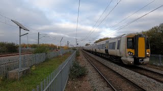 Great Northern 387109 and exGWE 387174  1T37 Kings Lynn to London Kings Cross 15th November 2024 [upl. by Jorge765]