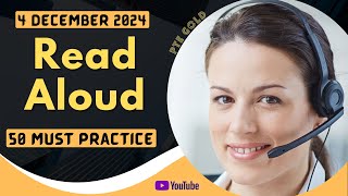 PTE Read Aloud  DECEMBER 2024  MUST PRACTICE [upl. by Harland34]